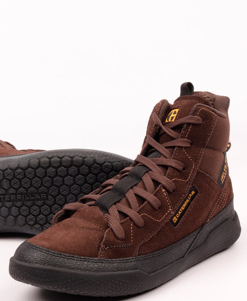 SHOES CAT HEX HI UTILITY COF BN/BLK