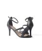 ⁦SHOES H.P NAOMI BOLD BLACK LEATHER⁩ - الصورة ⁦2⁩