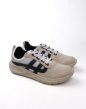 SHOES H.P SEVENTY8 RUNNER / SHOE WHITE TEXTILE NVY