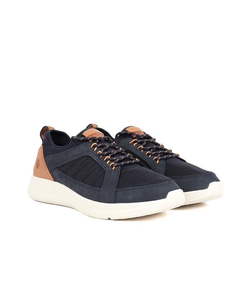 SHOES H.P ELEVATE SNEAKER NAVY BLUE TEXTILE