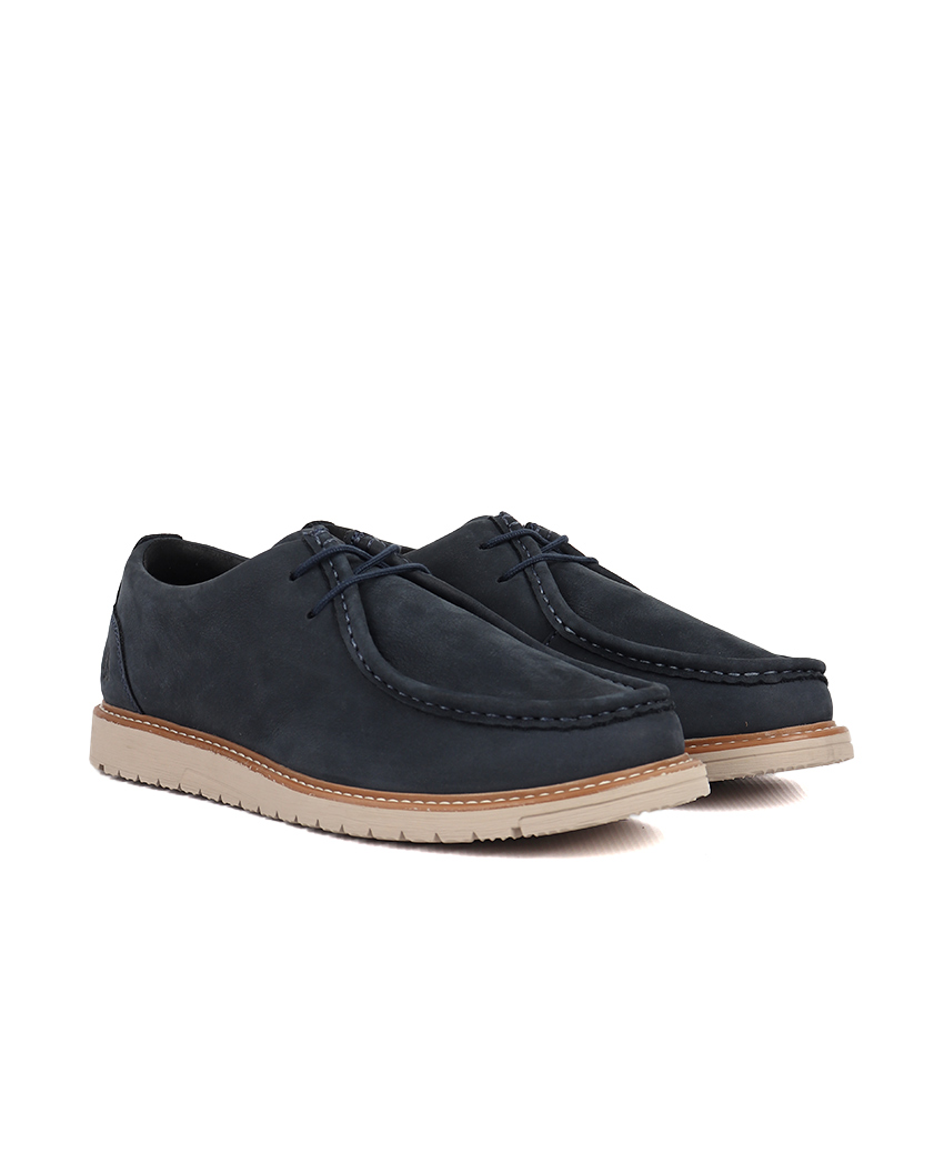 SHOES H.P JENSON MOCC TOE NAVY BLUE NBK