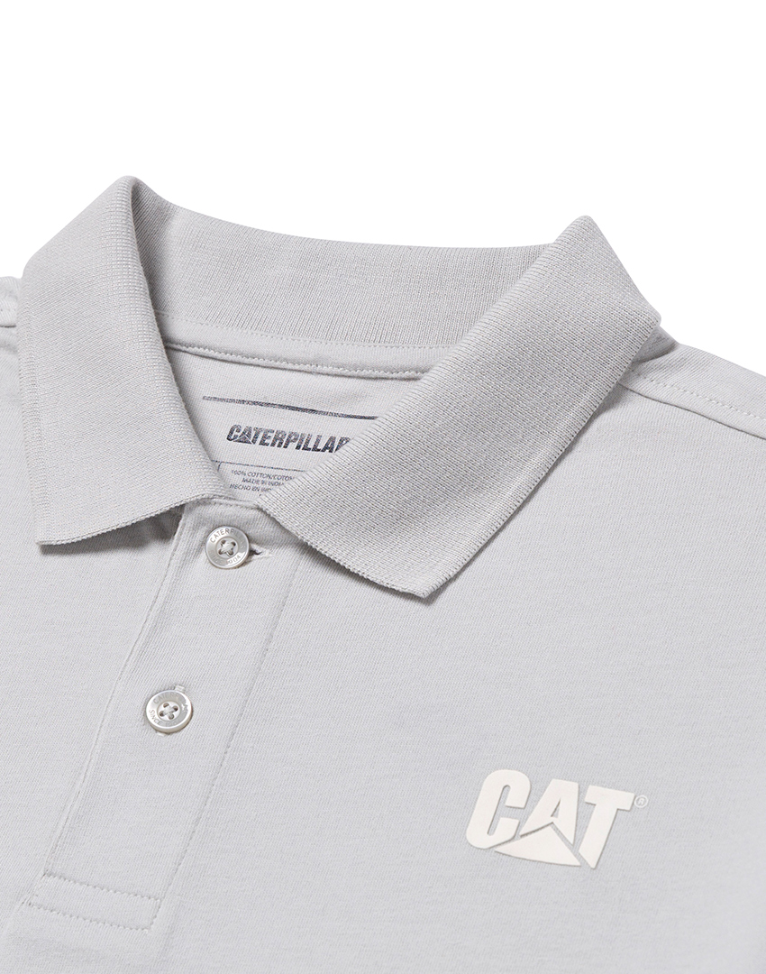 CAT LOGO JRSY POLO SILVER LAKE - الصورة 2
