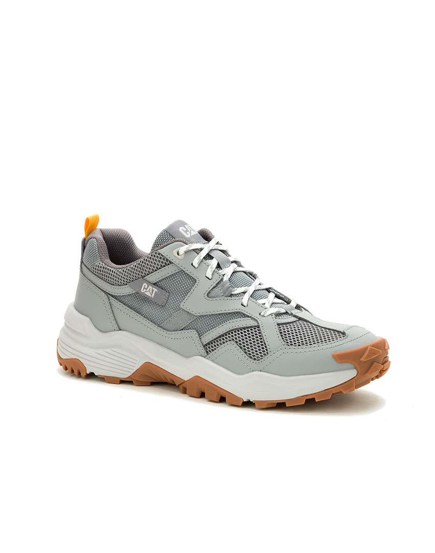 SHOES CAT GRAPPLE LEATHER MESH ULTIMATE GRY
