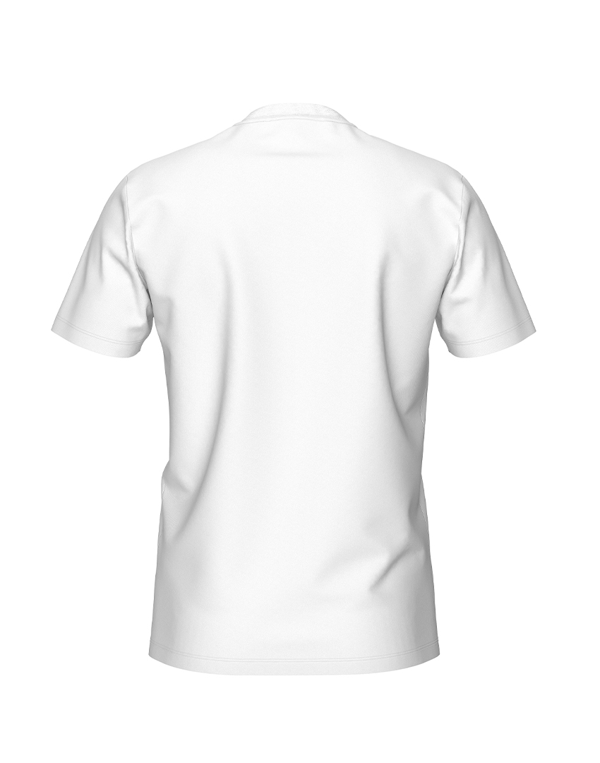 TEAM T-SHIRT PANEL WHITE - الصورة 2