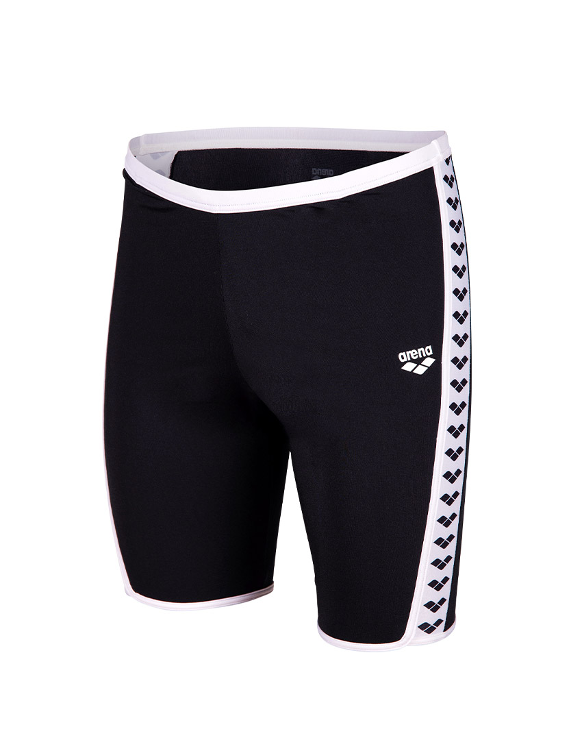 MEN'S ARENA ICONS SWIM JAMMER SOLID BLAC